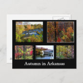 秋のアーカンソー写真はがき ポストカード (正面/裏面)