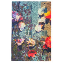 秋のアーバン抽象芸術 メタルプリント