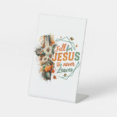 秋のイエス.... 台座サイン (正面)