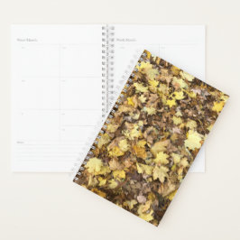 秋のイエロー葉コレクション プランナー手帳