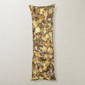 秋のイエロー葉コレクション ボディピロー (裏面 (縦))