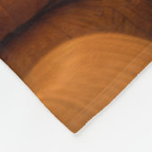 秋のイエロー・ラブラドール・レトリーバーカップ フリースブランケット (角)