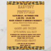 秋のイベント – すべての文字を変更できる。 チラシ (正面)