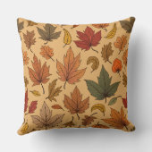 秋のイメージの枕 クッション (裏面)