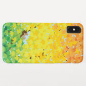 秋のイラストレーションのカエデの木のかわいいリス Case-Mate iPhoneケース (裏面(横))