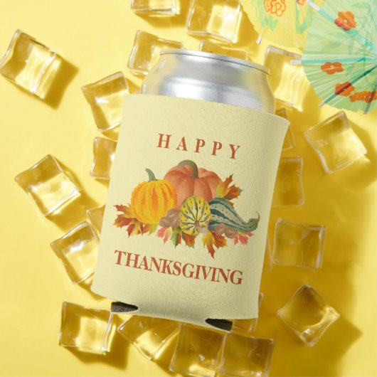 秋のイラストレーション 缶クーラー (インサイチュ 夏)