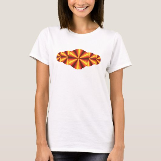 秋のイリュージョン レディースライトシャツ Tシャツ (正面)