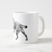 秋のインクで忠実な歩み ジャンボコーヒーマグカップ (正面右)