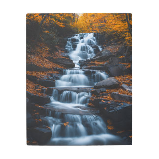 秋のウィスパリング秋 – メタルプリント