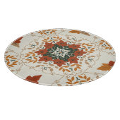 秋のウィスパー：フローラ幾何学的ブレンド カッティングボード (角)