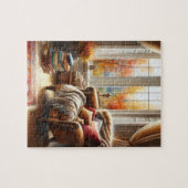 秋のウィンドウビューパズル ジグソーパズル (横)