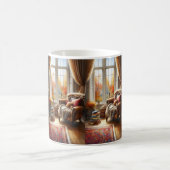 秋のウィンドウビューマグカップ コーヒーマグカップ (中央)