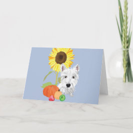 秋のウェスティー カード