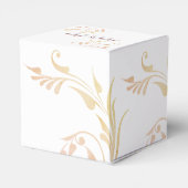 秋のウェディング スワール フェイバーボックス (裏面サイド)