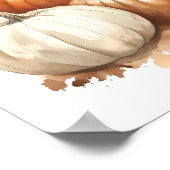 秋のウォールアートカボチャ秋デコール ポスター (角)