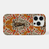 秋のウサギが白い上に iPhoneケース (裏面横)