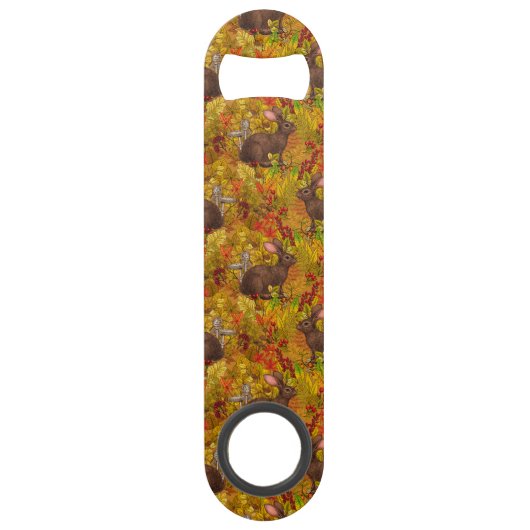 秋のウサギの丘 スピード栓抜き (裏面)