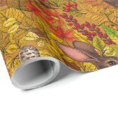 秋のウサギの丘 ラッピングペーパー (ロールコーナー)