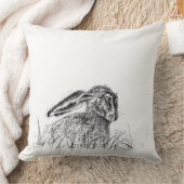 秋のウサギ クッション (ブランケット)