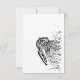 秋のウサギ 招待状