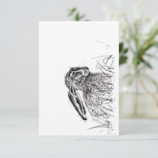 秋のウサギ 招待状 (スタンド正面)