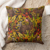 秋のウサギ（黒） クッション (ブランケット)