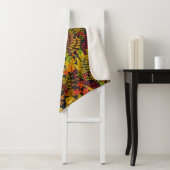 秋のウサギ（黒） シェルパブランケット (インサイチュ)