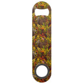 秋のウサギ（黒） スピード栓抜き (正面)