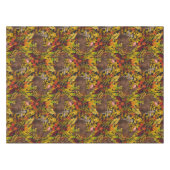 秋のウサギ（黒） テーブルクロス (正面(横))