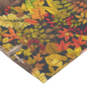 秋のウサギ（黒） テーブルクロス (アングル)