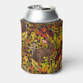 秋のウサギ（黒） 缶クーラー (缶裏面)