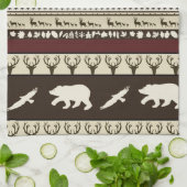 秋のウッズキッチンタオル キッチンタオル (折り畳み)