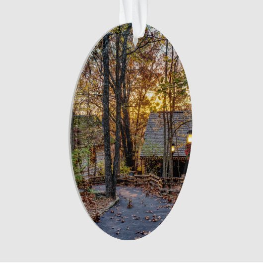 秋のウッズサンセットウォークウェイ オーナメント (正面)