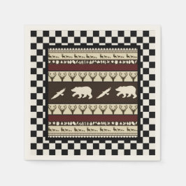 秋のウッズ紙ナプキン スタンダードカクテルナプキン