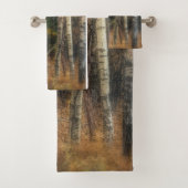 秋のウッドタオル バスタオルセット (インサイチュ)