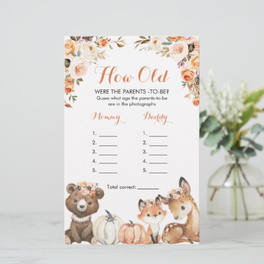 秋のウッドランドああベビーどのように両親だった (スタンド正面)