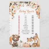 秋のウッドランドああベビーベビートレイトゲーム (正面/裏面)