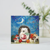 秋のウッドランドフレンズヘッジホッグフォレストスケッチ (スタンド正面)