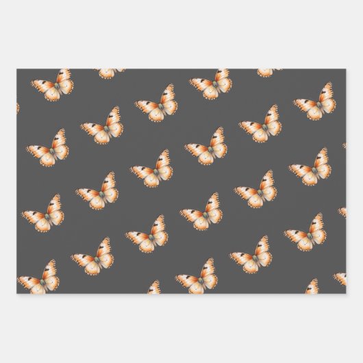 秋のウッドランド妖精の赤ちゃんシャワー ラッピングペーパーシート (正面3)