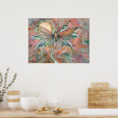 秋のウプスフェアリーファンタジーアートバイモリーハリソン ポスター (キッチン)