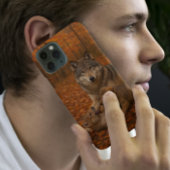 秋のウルフよくはしゃぐファミリーパップスの秋林 iPhoneケース