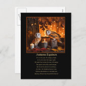 秋のエクノウマボンワ異教のイッカ シーズンポストカード (正面/裏面)