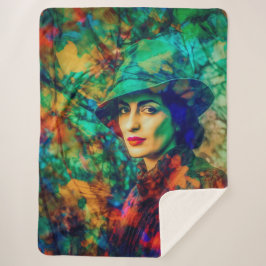 秋のエニグマ シェルパブランケット