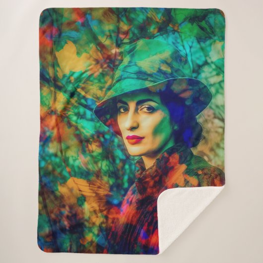 秋のエニグマ シェルパブランケット (正面)