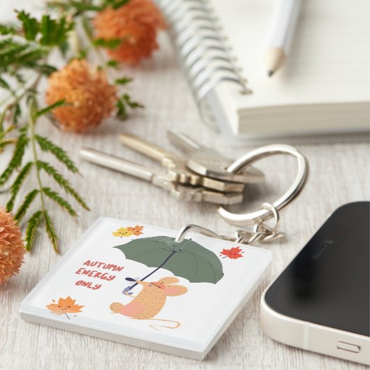 秋のエネルギーのみ キーホルダー (正面右)