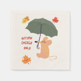 秋のエネルギーのみ スタンダードカクテルナプキン