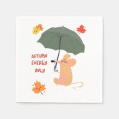 秋のエネルギーのみ スタンダードカクテルナプキン (正面)