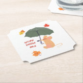 秋のエネルギーのみ ペーパーコースター (アングル)