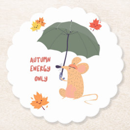 秋のエネルギーのみ ペーパーコースター