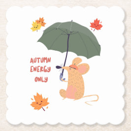 秋のエネルギーのみ ペーパーコースター